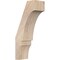 Ekena Millwork 5 1/2"W x 10"D x 22"H Balboa Smooth Knee Brace, Douglas Fir BRC06X10X22BOA00SDF - alternate 1